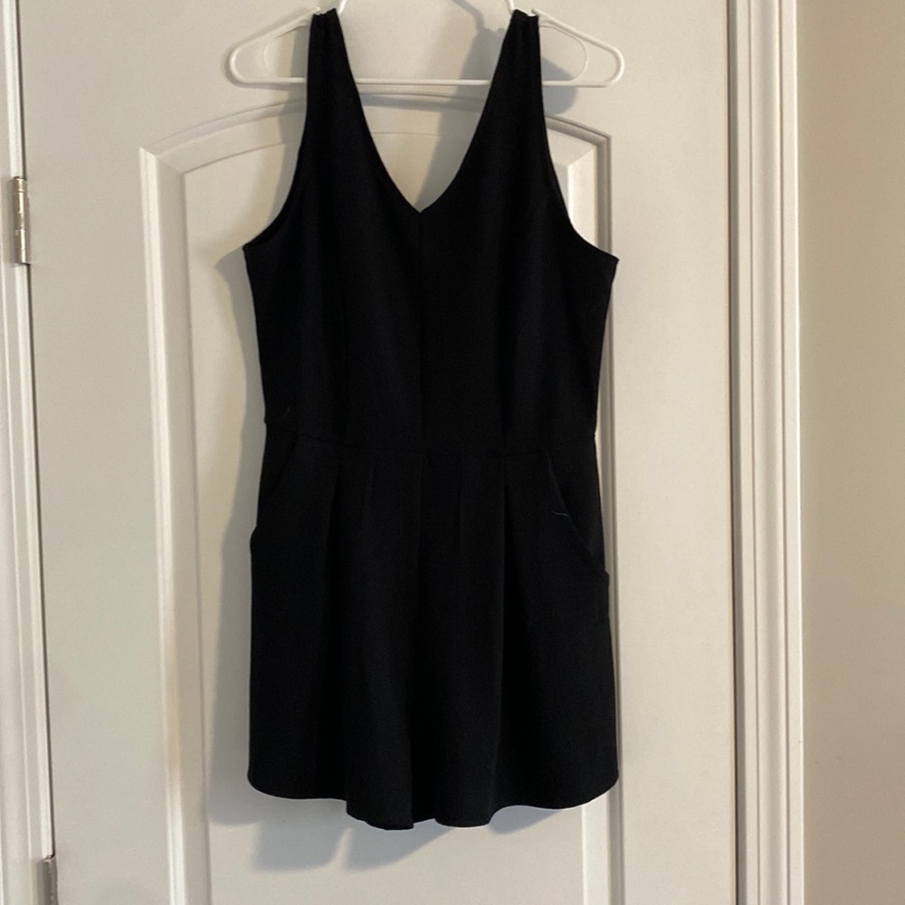 Black shorts Romper with pockets size L